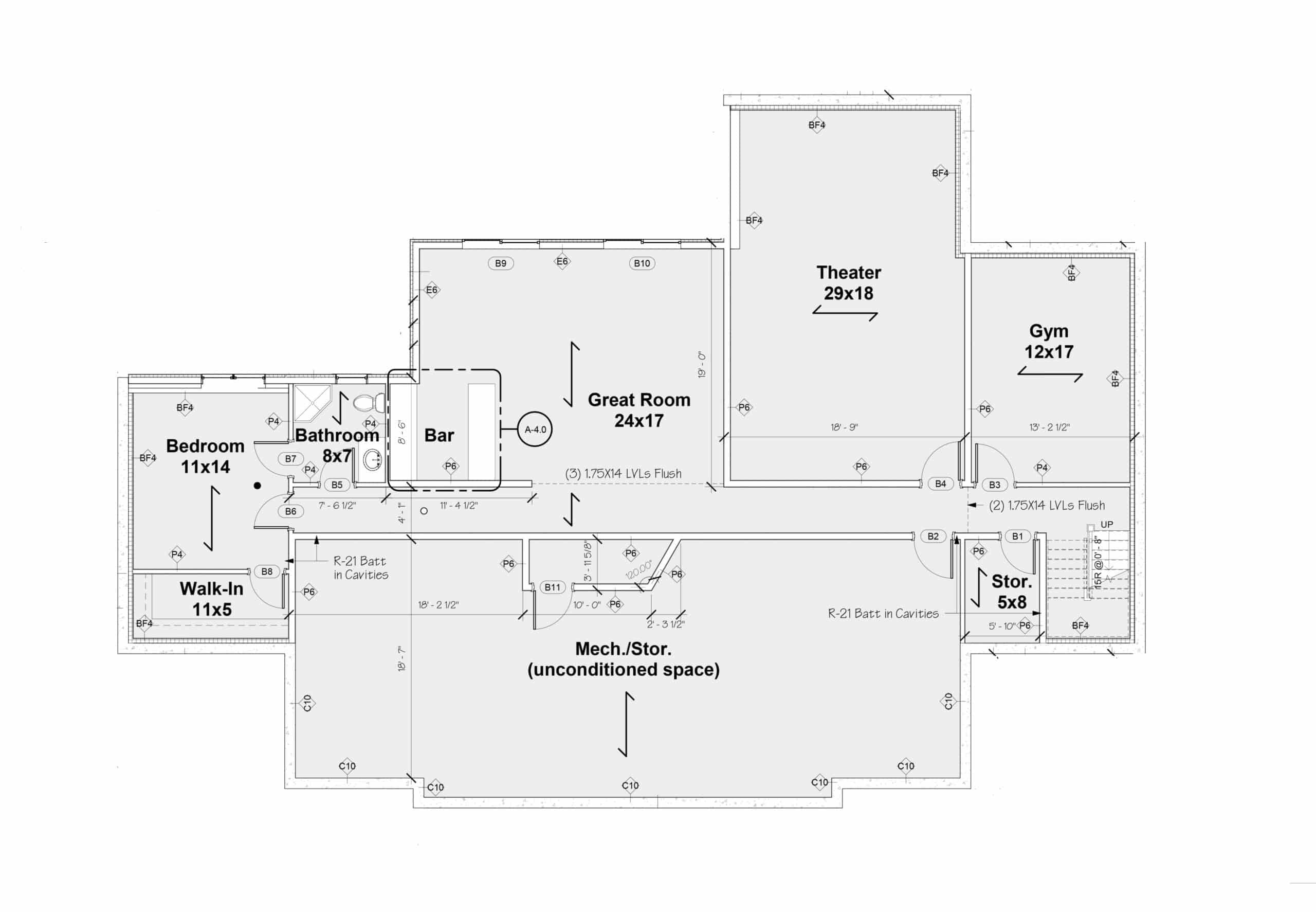 Cobtail Way Basement Plan