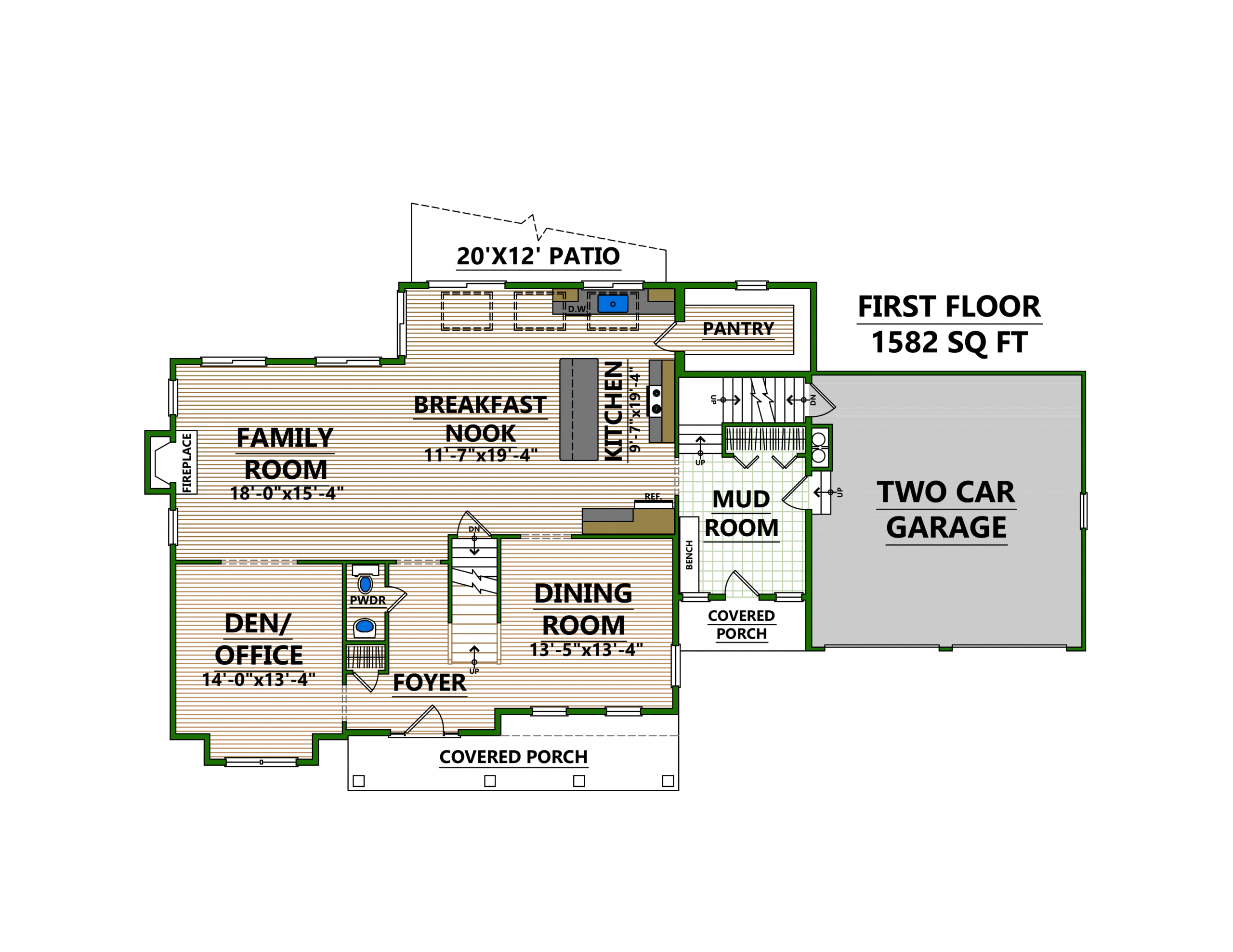 Lot 20 - Richmond - Farhmouse RF-Brochure - First Floor - No Background