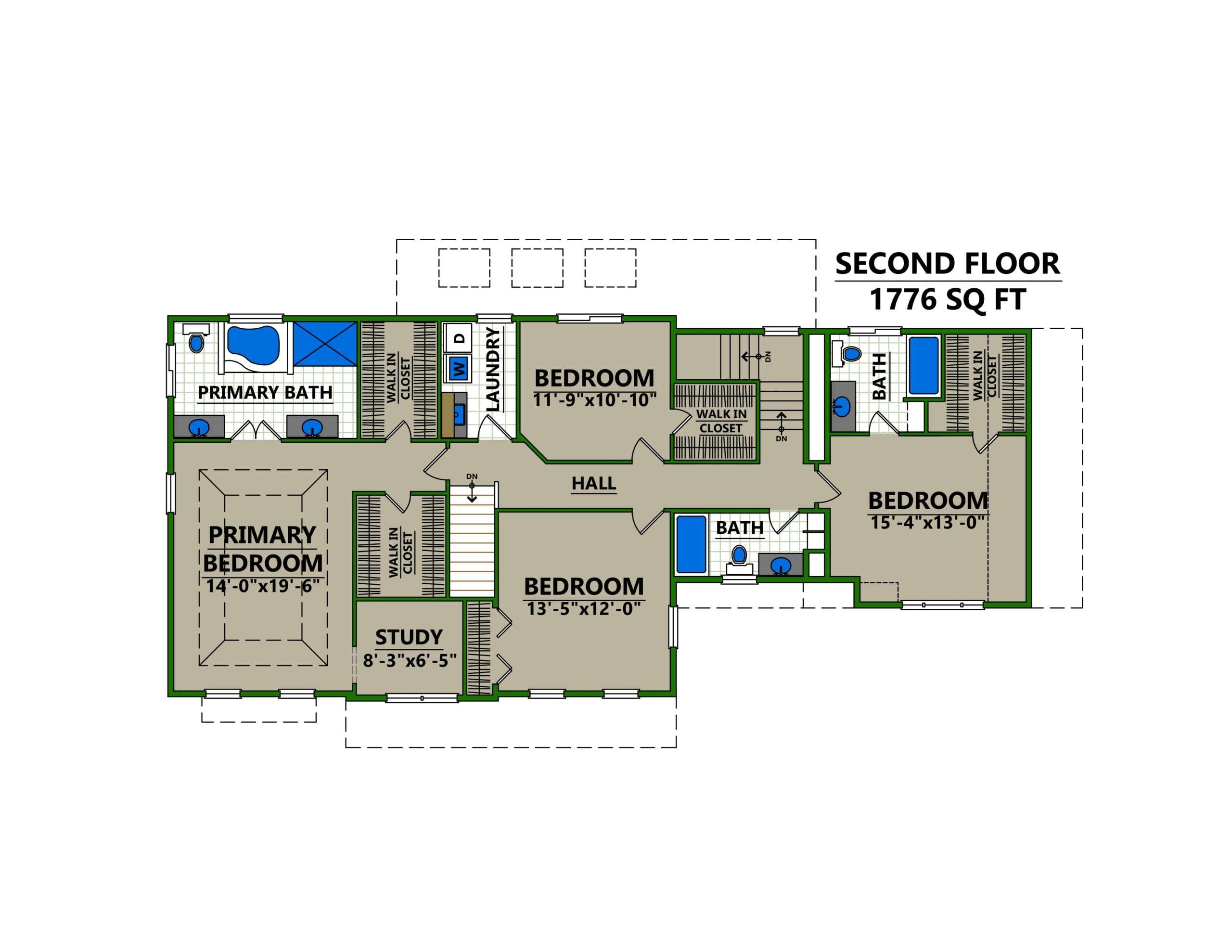 Lot 20 - Richmond - Farhmouse RF-Brochure - Second Floor - No Background