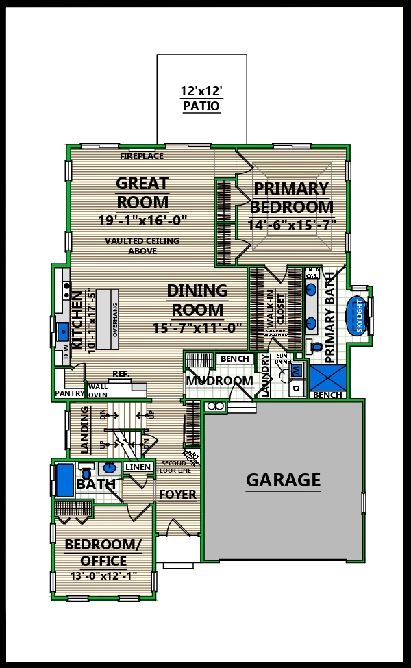 Edith - 9 - Floor Plan - First Floor